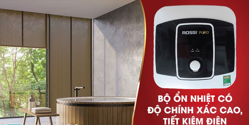 Bình Nóng Lạnh Rossi Puro 30 Lít Rpo 30SQ