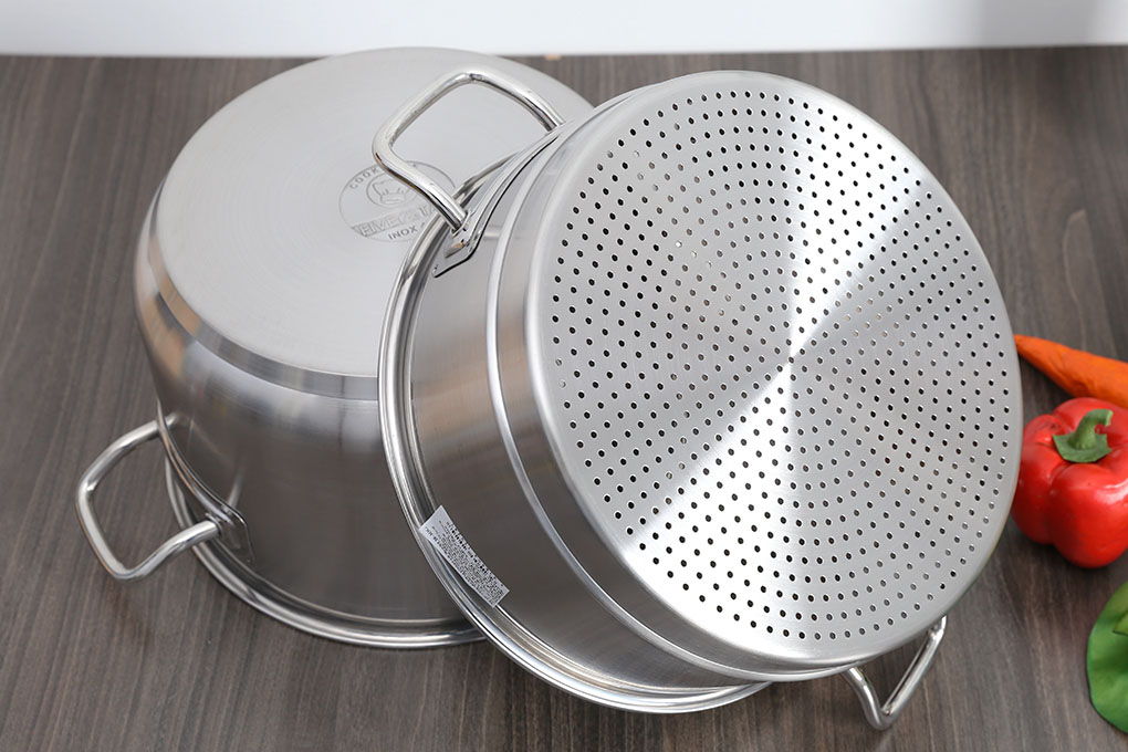 Bộ nồi xửng hấp Inox 3 đáy Fivestar 30cm dùng bếp từ 