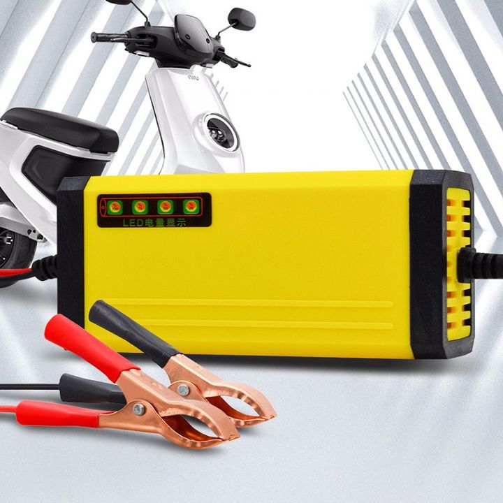 Bộ sạc ắc quy thông minh tự ngắt 12V 2ah - 20ah, máy sạc ắc quy xe máy, xe ô tô