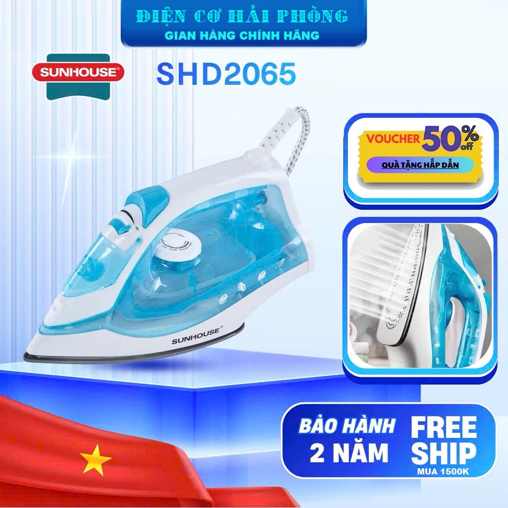 BÀN ỦI HƠI NƯỚC SUNHOUSE SHD2065