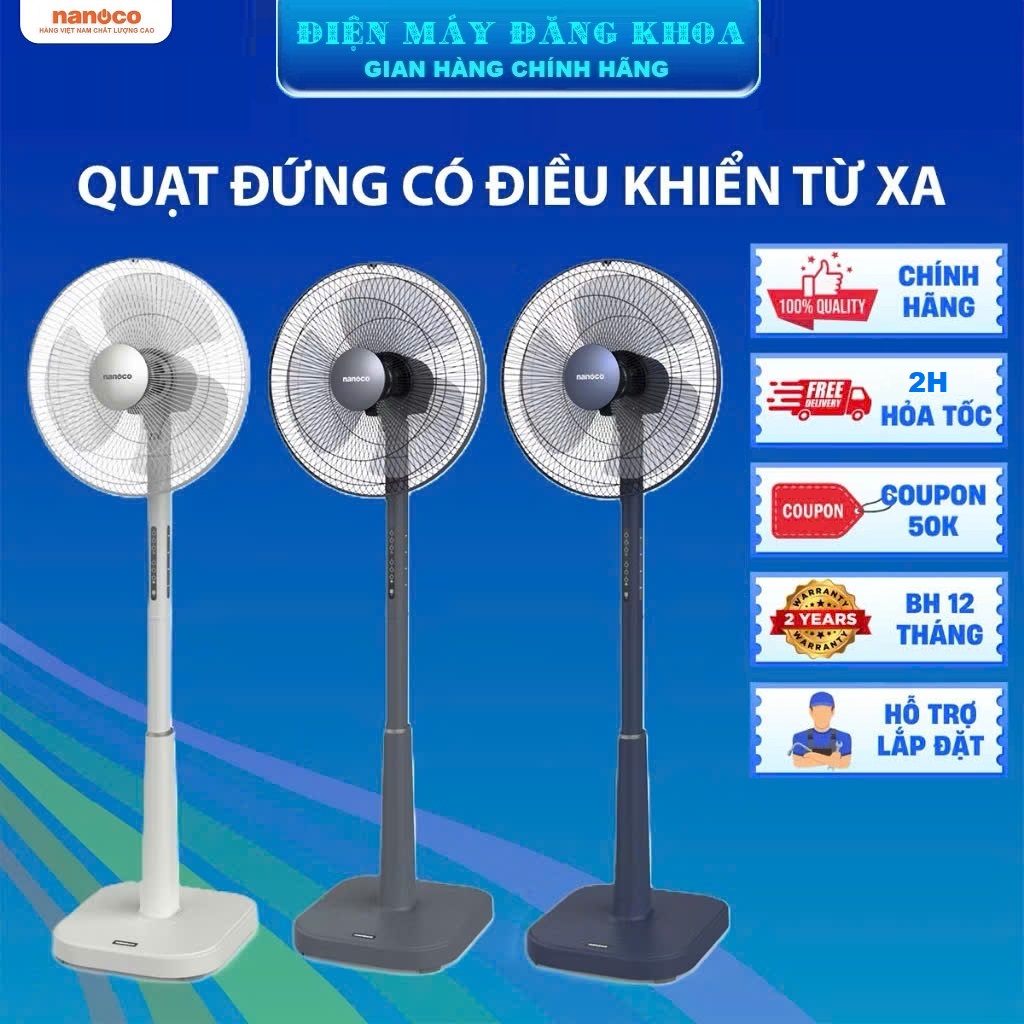 Quạt đứng Nanoco NSF1641RC (có khiển)