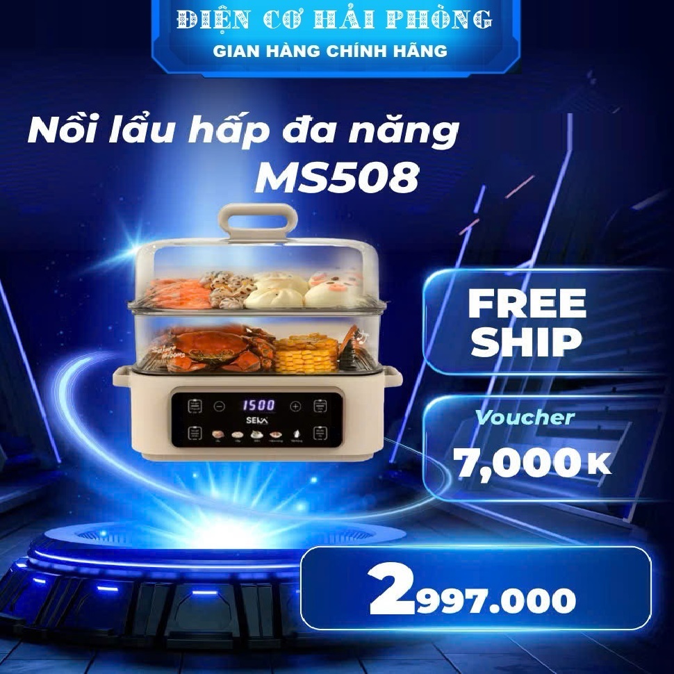 Nồi lẩu hấp 4 trong 1 SEKA SK6620