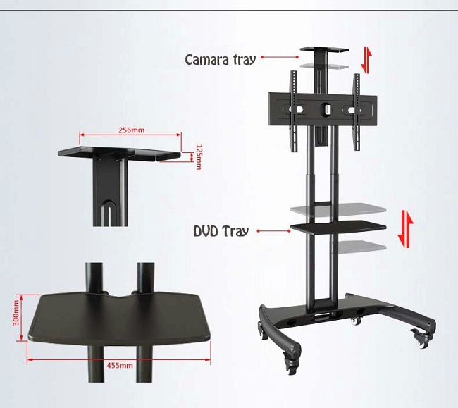 Thông số kỹ thuật từng chi tiết của giá treo tivi AVA1500