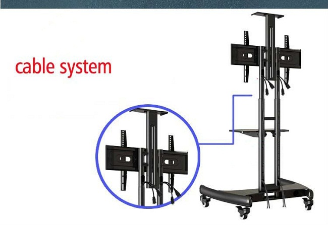 Khung treo tivi di động AVA1500 chi tiết phần ghép màn hình tivi