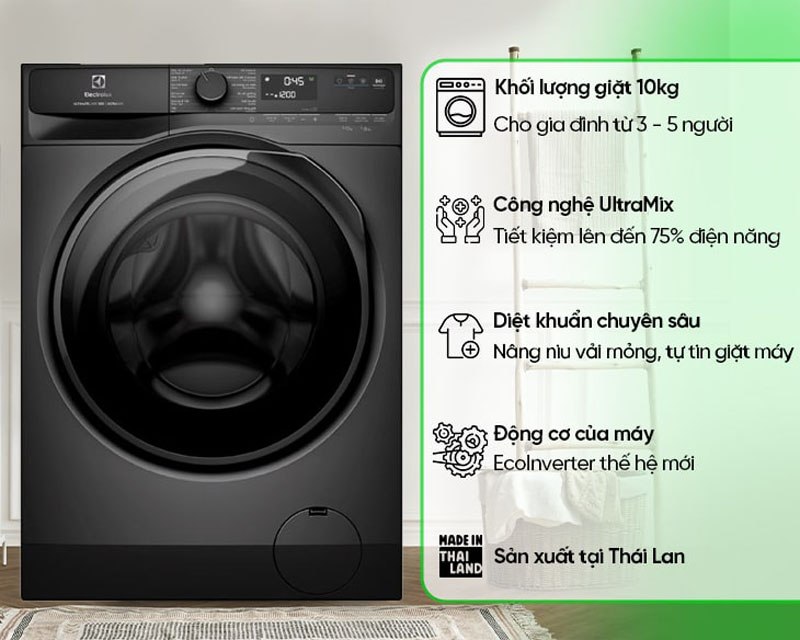 Máy giặt Electrolux inverter EWF1023P5SC - Hàng chính hãng