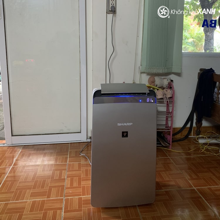 máy lọc không khí hút ẩm sharp dw-j27fv-s không khí xanh ảnh 14