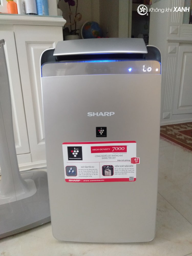 máy lọc không khí hút ẩm sharp dw-j27fv-s không khí xanh ảnh 15
