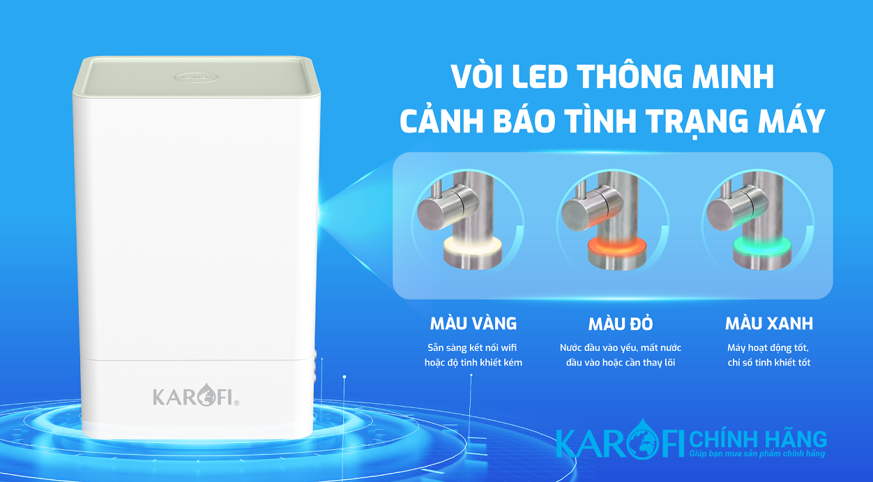 Máy lọc nước Karofi KAQ-U98 