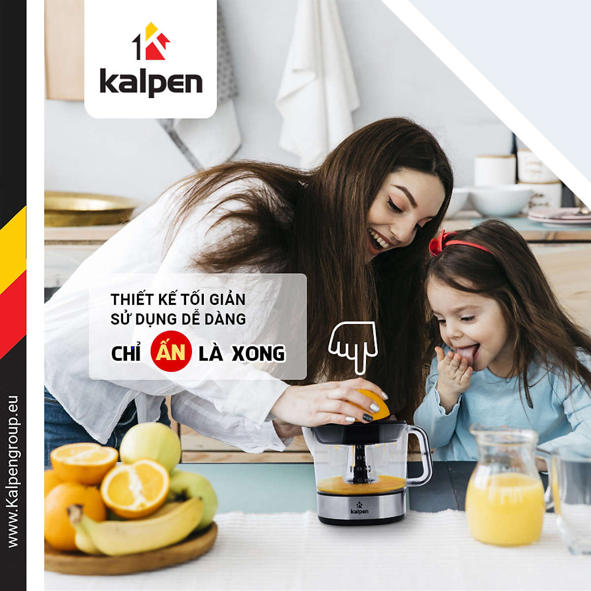 Máy vắt cam Kalpen CJK-2681 dung tích 700ml