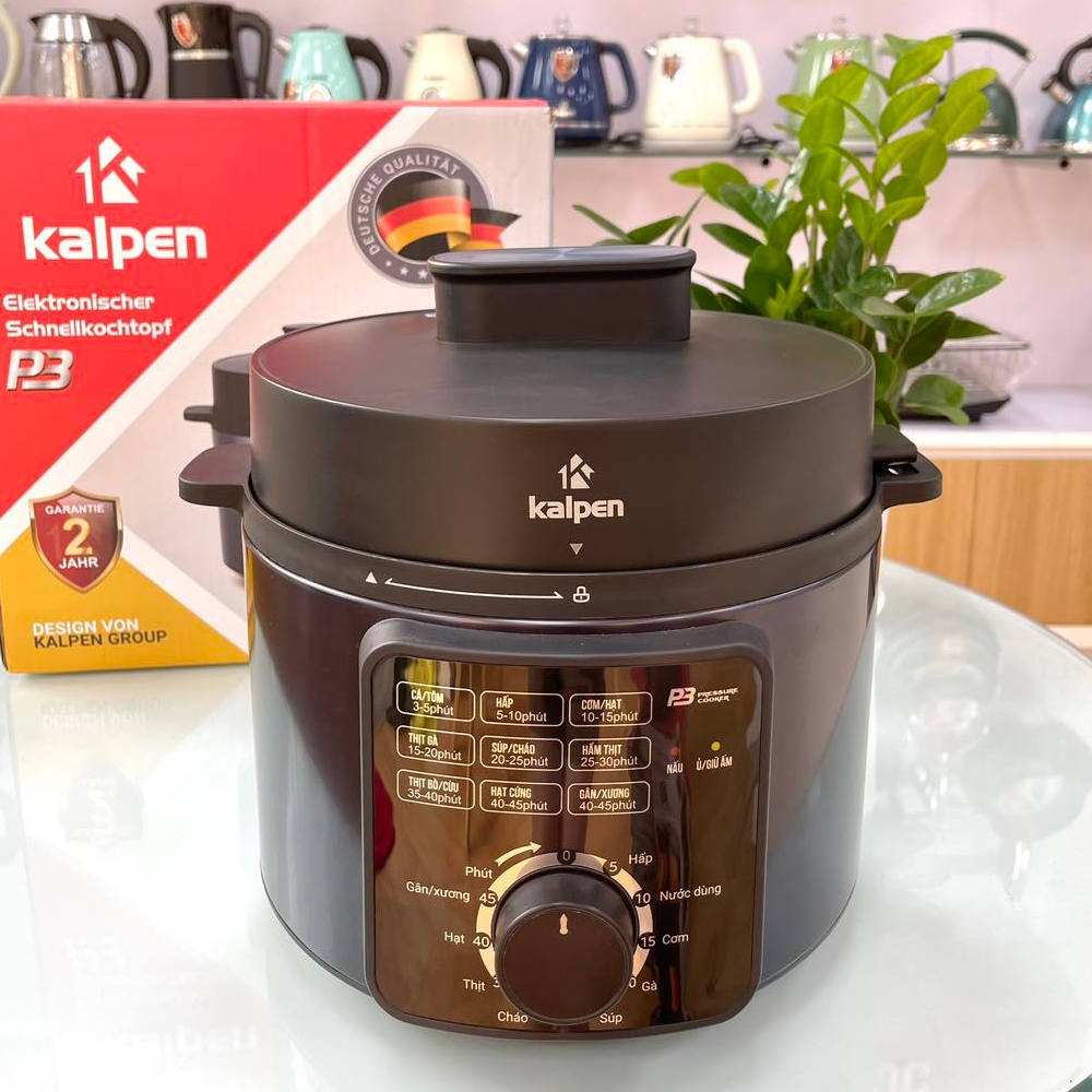Nồi áp suất điện Kalpen P3 dung tích 4L bảo hành 24 tháng
