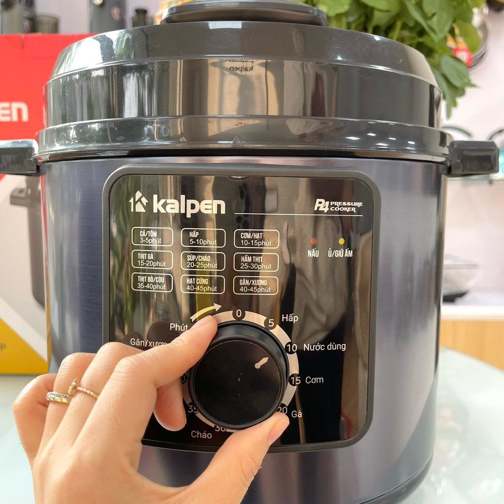 Nồi áp suất điện Kalpen P3 dung tích 4L bảo hành 24 tháng