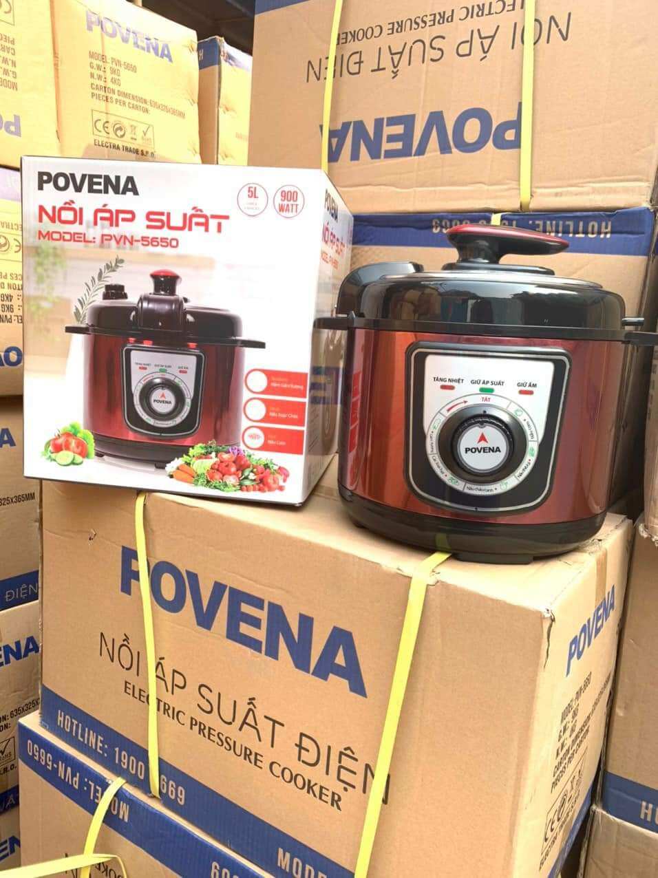 Nồi áp suất POVENA 5L Mã 5650 | Lazada Việt Nam