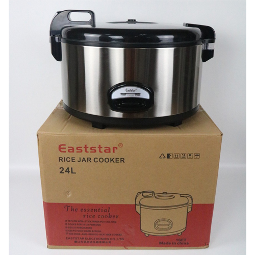 Nồi cơm điện công nghiệp EastStar công nghệ HÀN QUỐC Vung liền 24L-2500W Chống dính tốt - cơm ngon