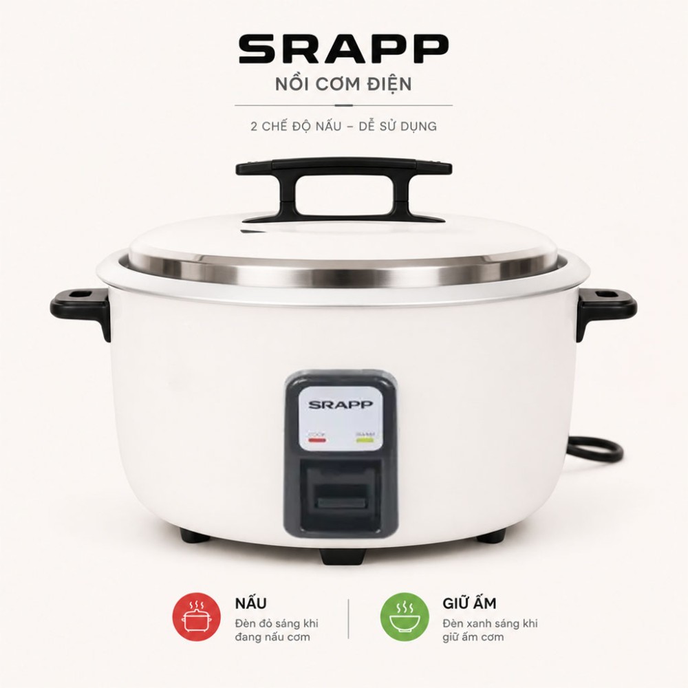 Nồi cơm điện công nghiệp SRAPP SH-NC148 14L - Hàng chính hãng