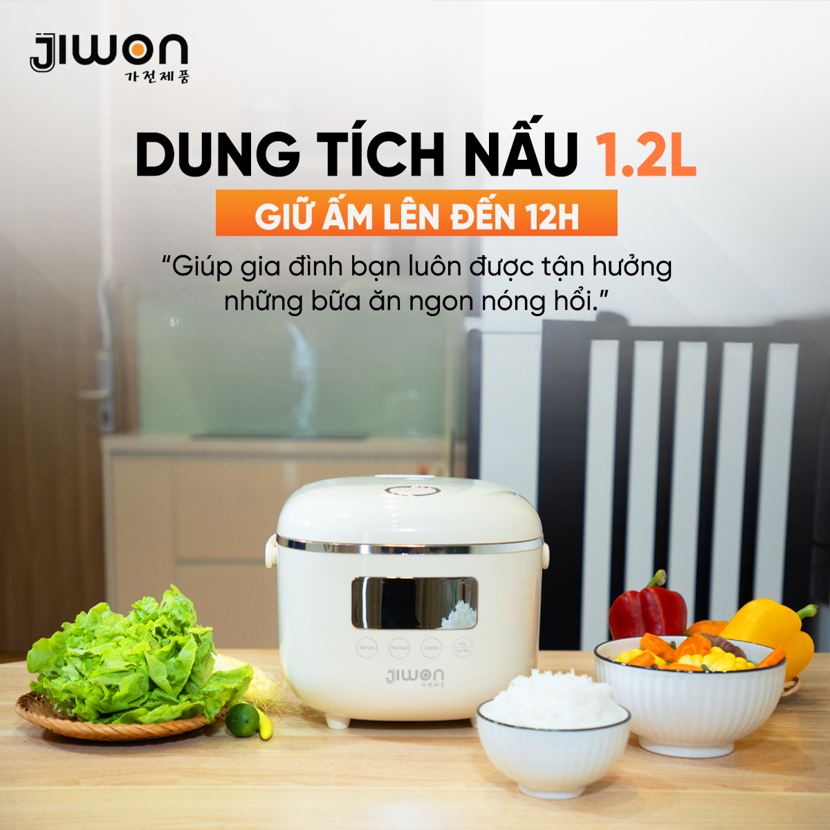 Nồi cơm điện JIWON JW-34F