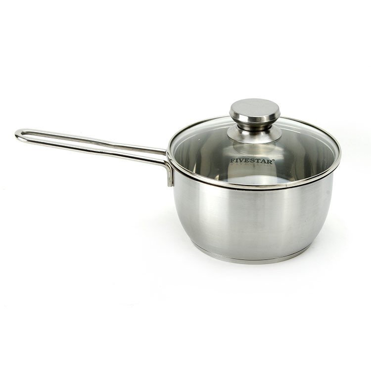 Quánh bột Inox 3 đáy Fivestar FSQ16001 size 16cm nắp kinh