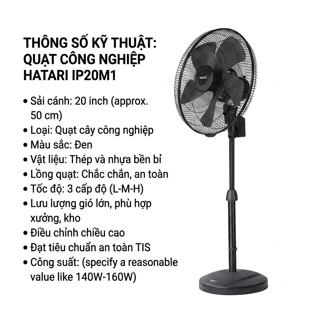 quat-cay-hatari-50cm-thai-lan