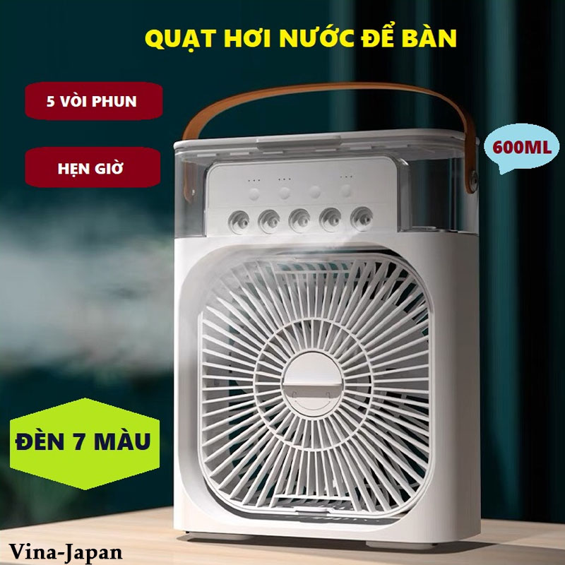 Quạt Điều Hòa Phun Sương Mini Để Bàn Siêu Lạnh