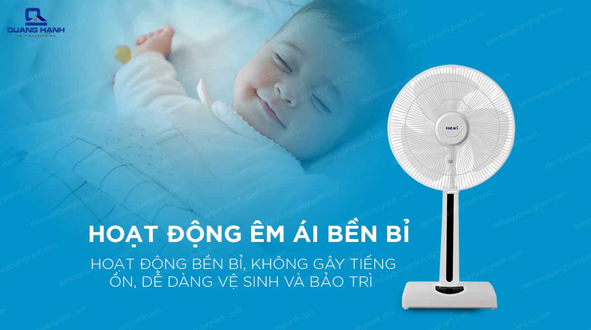 Quạt rút lửng Hatari Thái Lan HT-S16R2 có điều khiển từ xa 2048 6