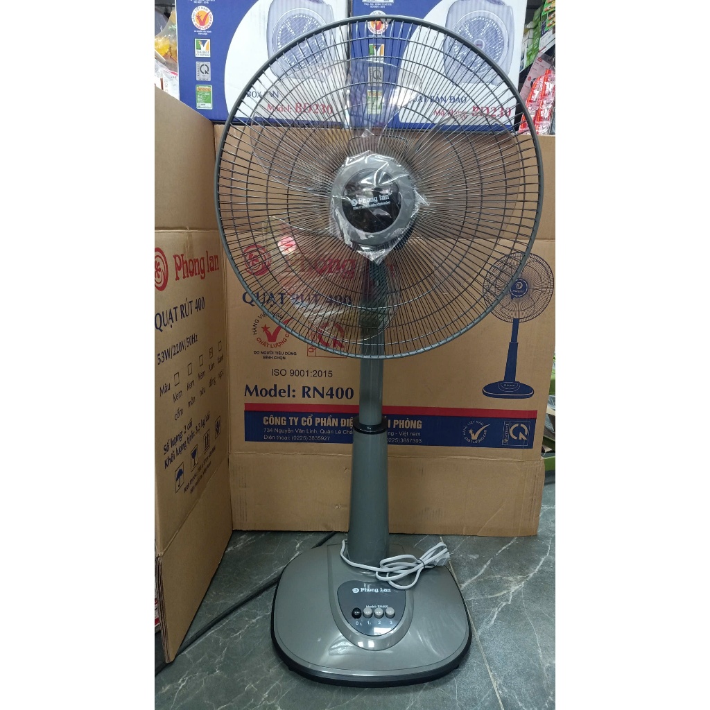 Quạt Phong Lan - Quạt đứng model RN400 - Hàng chính hãng - Lưu lượng gió lớn - Bền đẹp