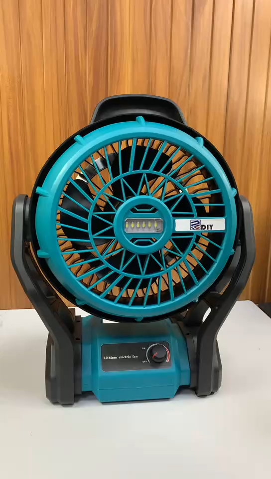 FM1200 12 inches 2-in-1 Rechargeable Fan With LED Light ...
