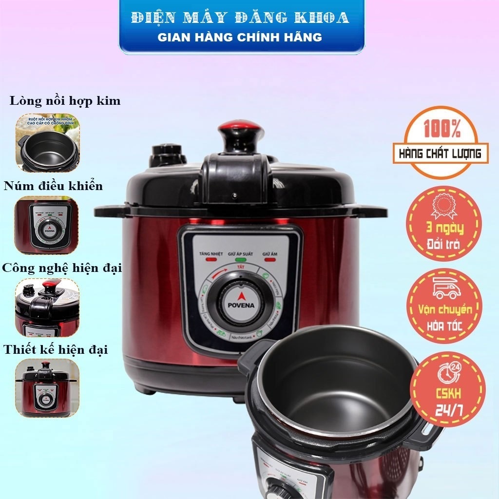 Nồi áp suất điện Povena PVN-5650