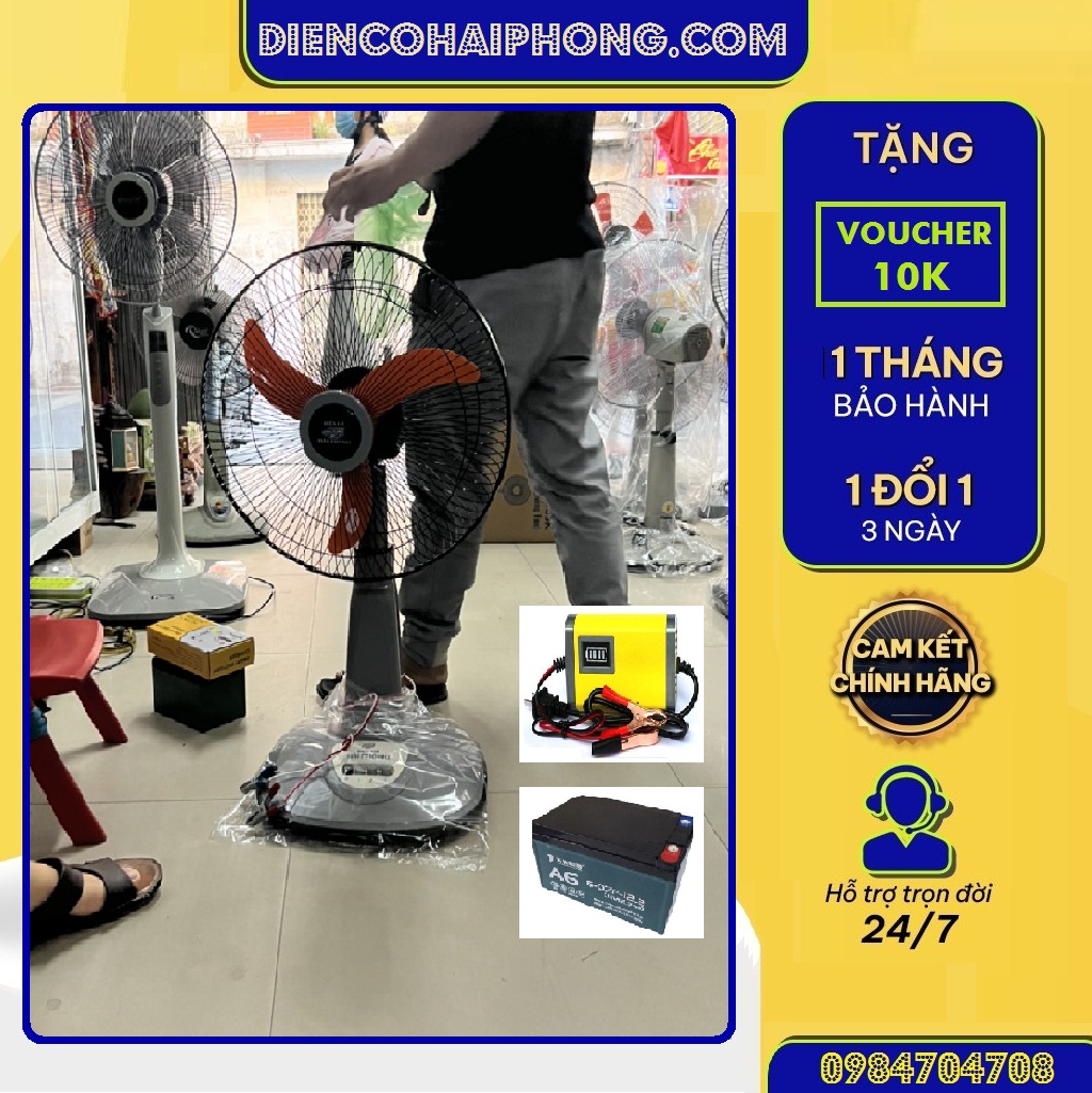 QUẠT RÚT LỬNG 12V ĐIỆN CƠ Hải Phòng , ÁC QUY 12V12AH , SẠC VÀNG