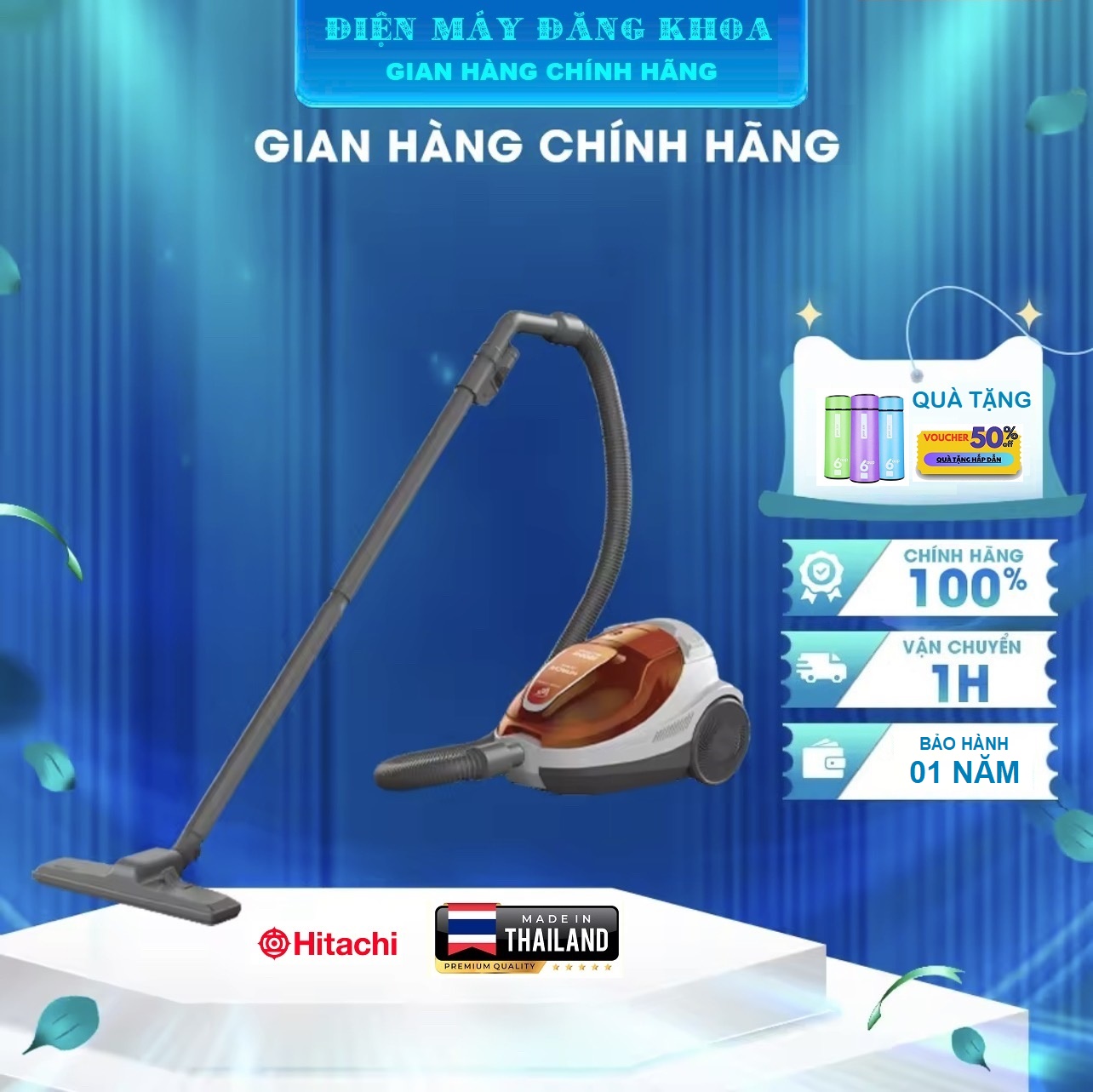 Máy Hút Bụi Hitachi CV-SF18 24CV OR 1800w Thailand