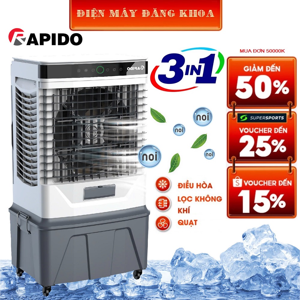 Quạt điều hòa Rapido Windy D 210w
