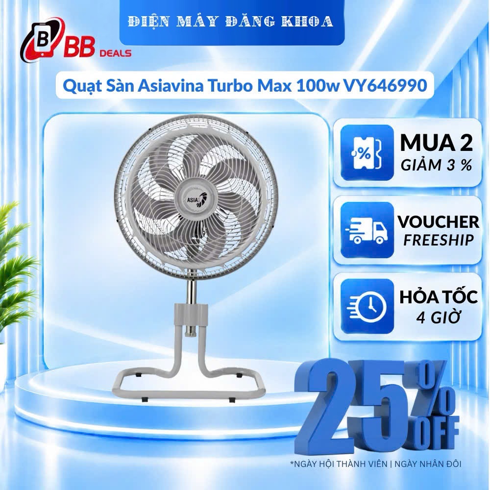 Quạt sàn Asia Turbo Max VY646990 (100W)