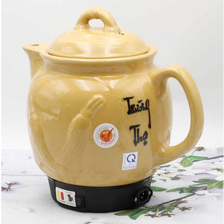 Ấm sắc thuốc Trường Thọ Ấm sắc thuốc BA-1188 5 lít Product image Ấm sắc thuốc 5 lít Trường Thọ, bảo hành 12 tháng 1 đổi 1 nếu bể vỡ 3