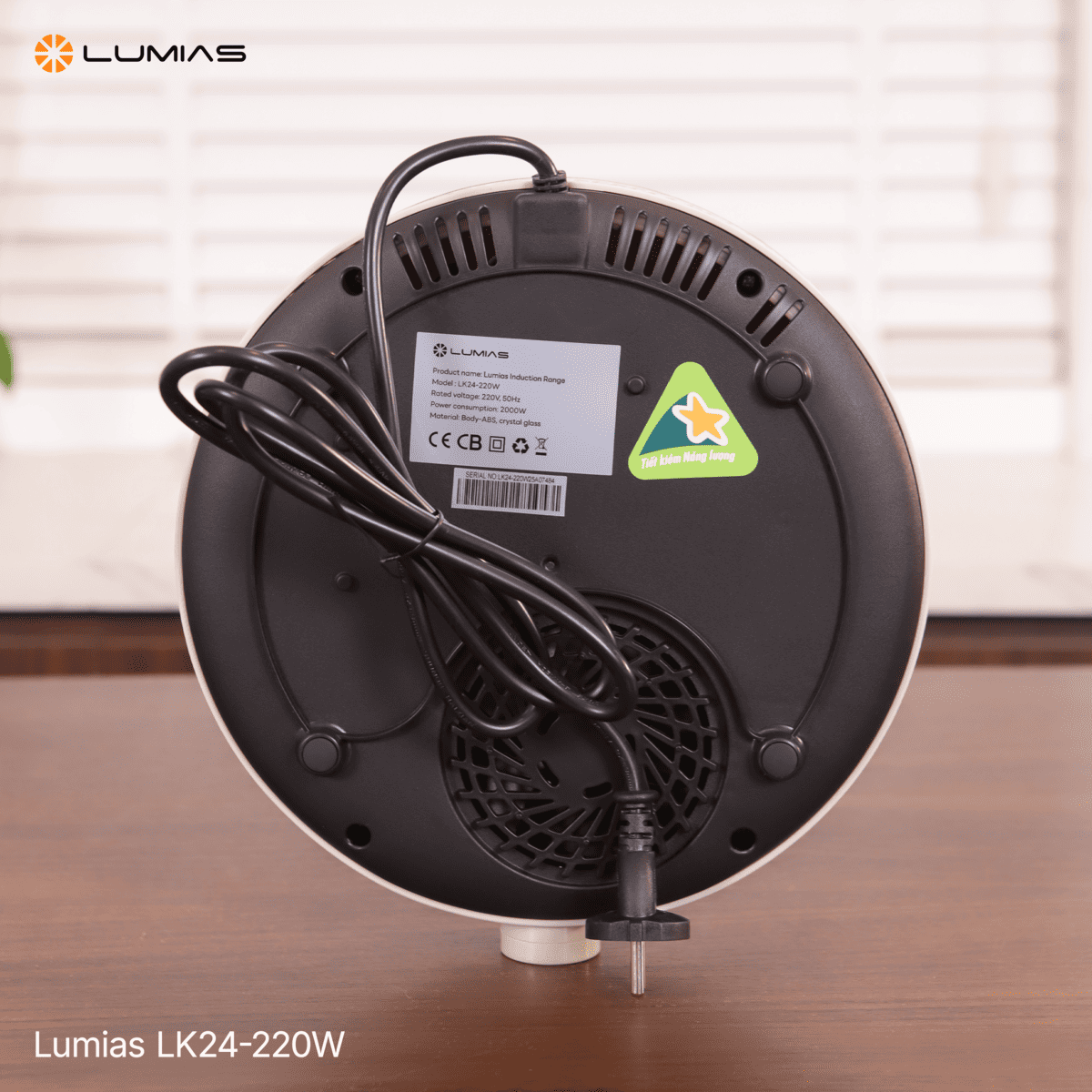 Bếp từ đơn Lumias LK24-220W Bếp từ đơn Lumias LK24-220W cảnh báo điện áp cao và thấp