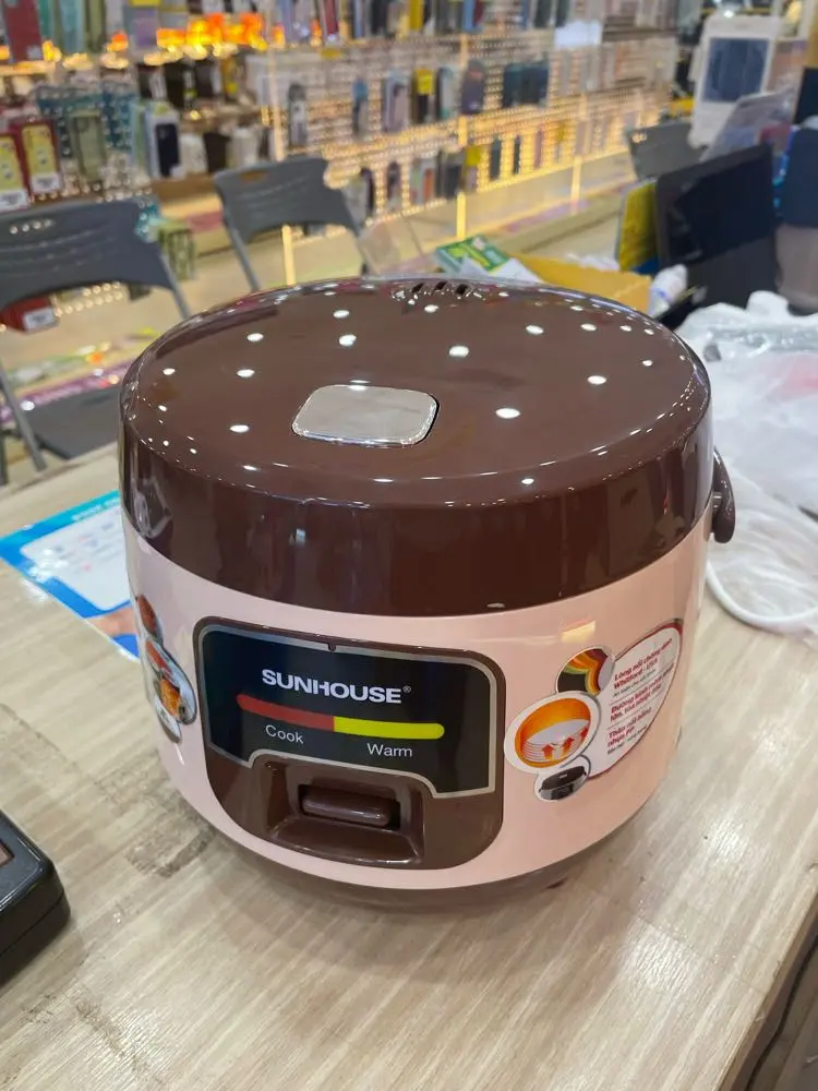 Nồi cơm nắp gài Sunhouse SHD8208C cafe - giá tốt