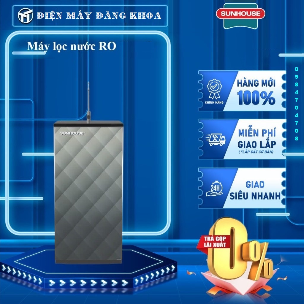 Máy lọc nước Sunhouse SHA8858K 8 lõi