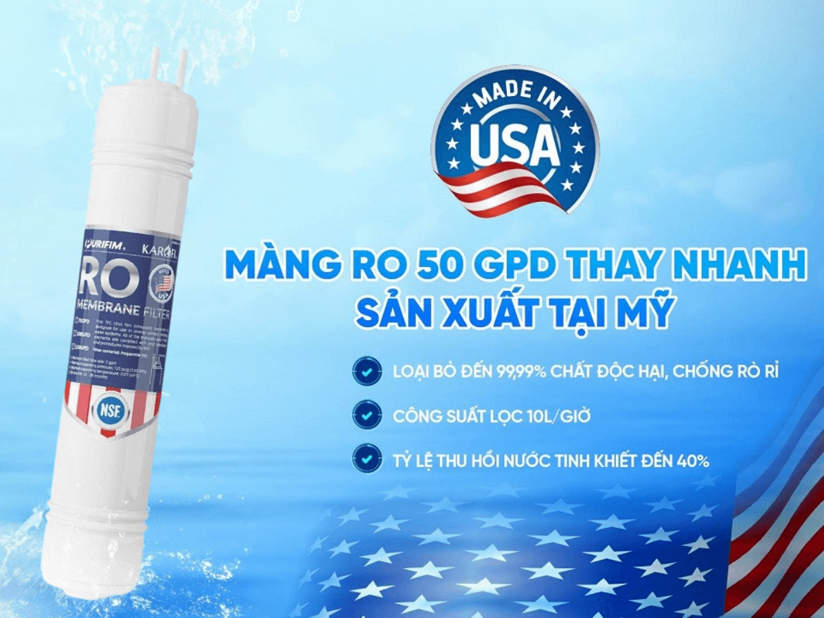 Màng lọc RO 50 GPD Purifim Mỹ