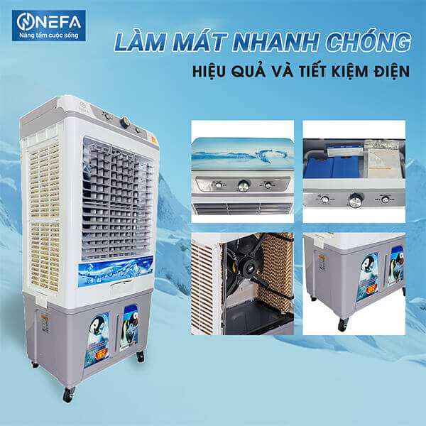 Quạt điều hòa NEFA L8600 với những tính năng