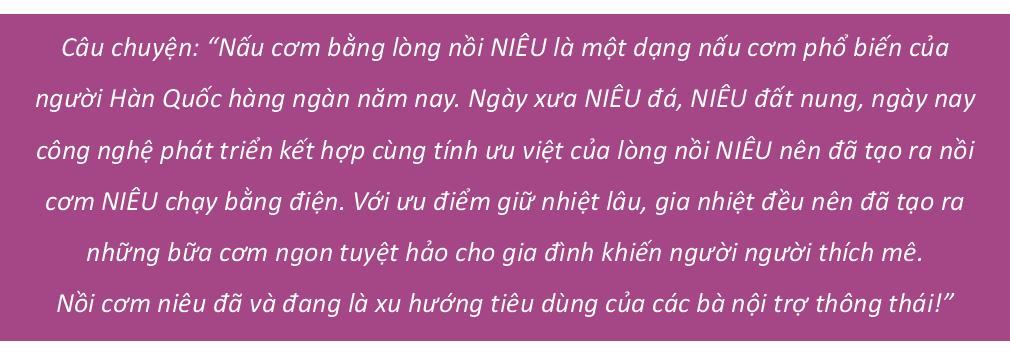 Nồi cơm điện lòng niêu cao cấp