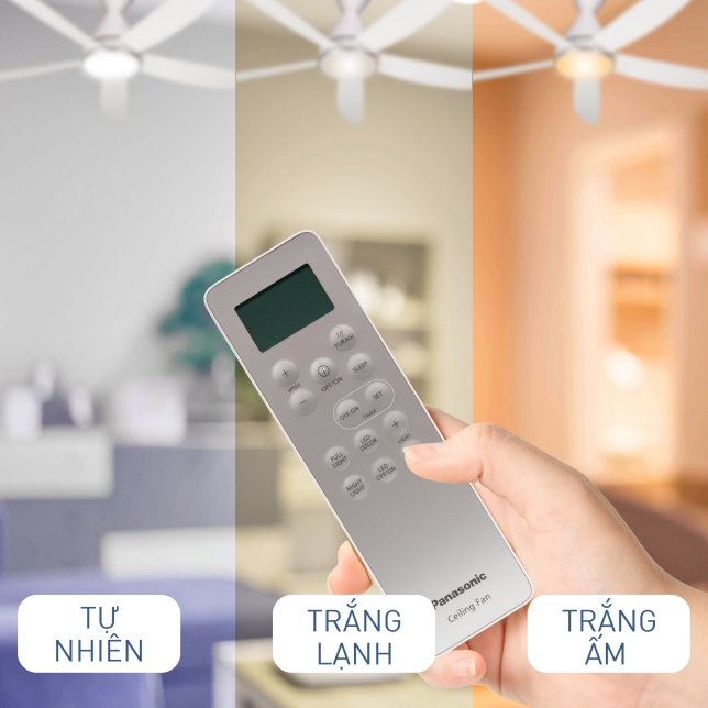 Quạt trần Panasonic 5 cánh F-60GFN