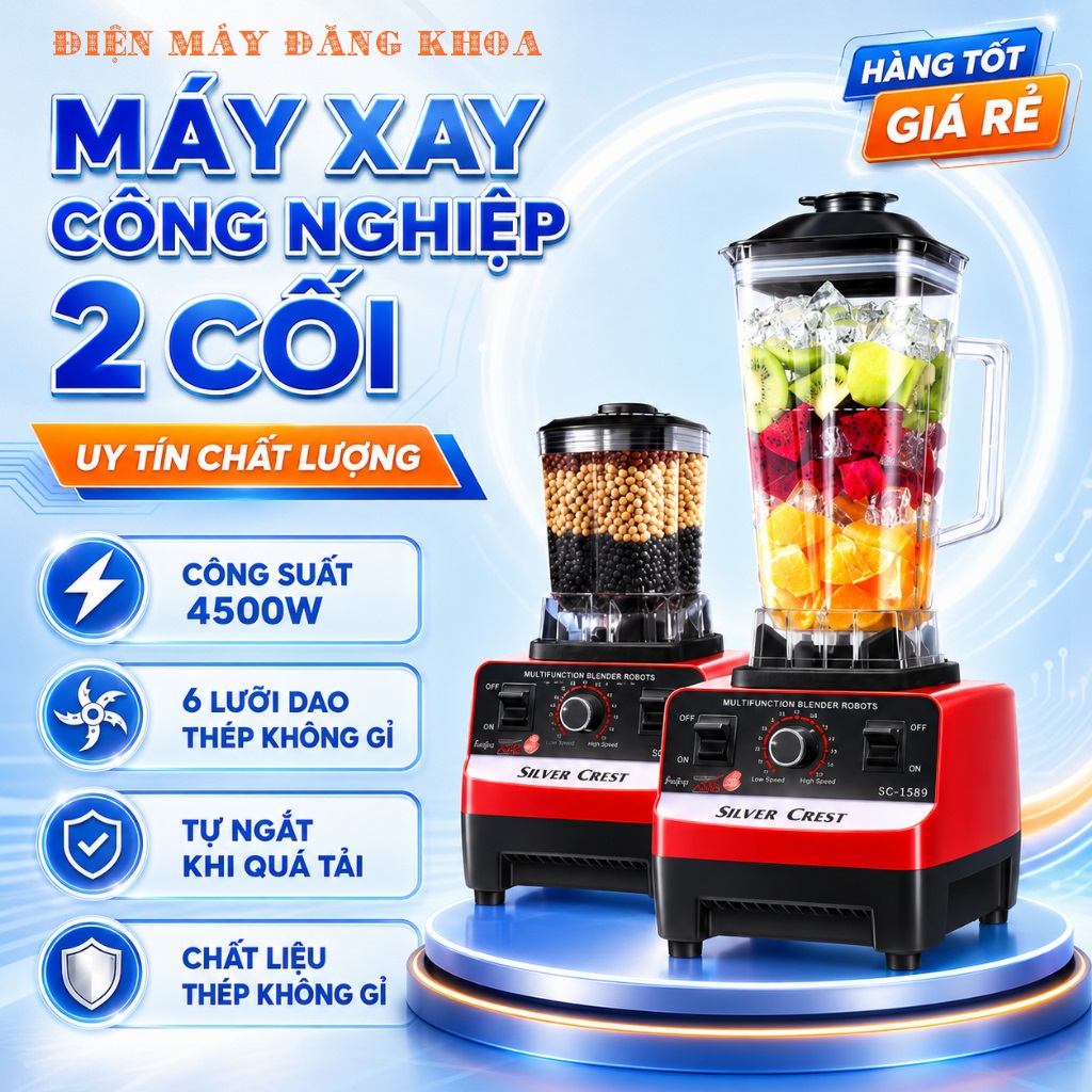 Máy xay sinh tố đa năng Silver Crest SC-1589