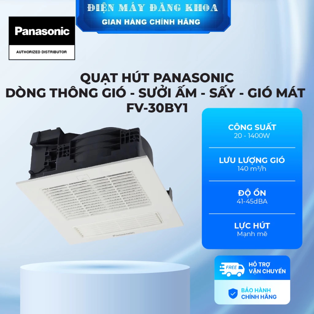 Quạt Hút Thông Gió Và Sưởi Ấm Panasonic FV-30BY1