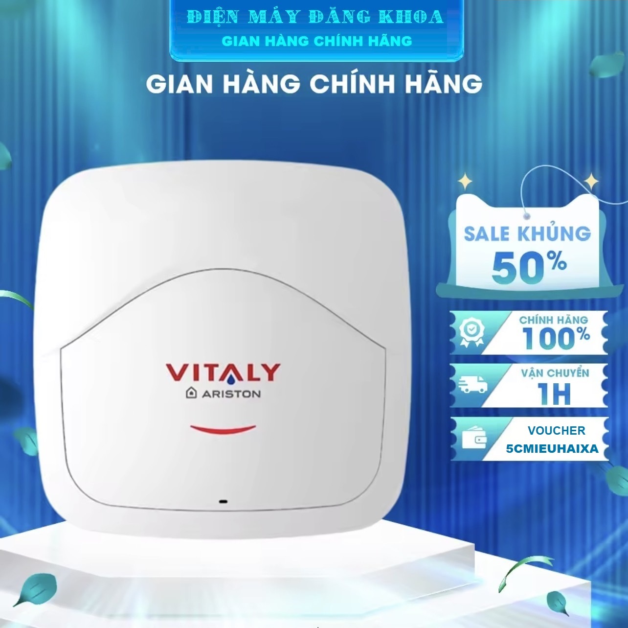Bình nóng lạnh Ariston VITALY 15L